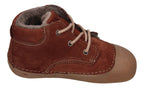 KOEL Barefoot Lauflernschuhe - AVA BIO NUBUK LAMBSWOOL chocolate-3