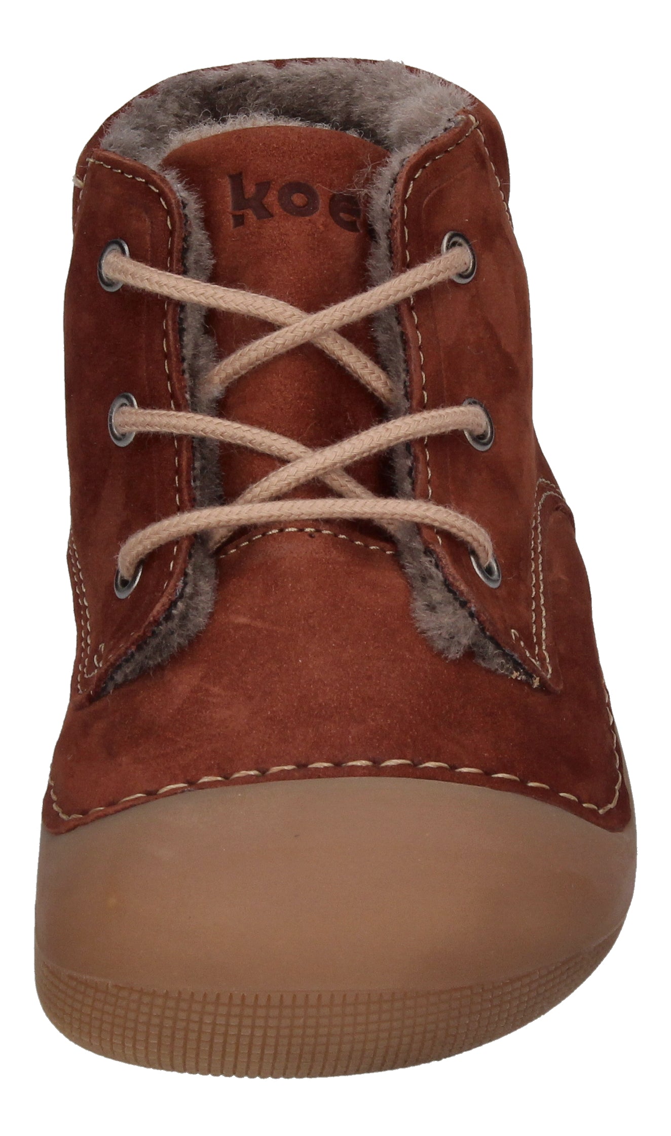 KOEL Barefoot Lauflernschuhe - AVA BIO NUBUK LAMBSWOOL chocolate-2