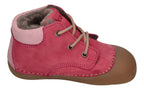 KOEL Barefoot Lauflernschuhe - AVA BIO NUBUK LAMBSWOOL fuchsia-3