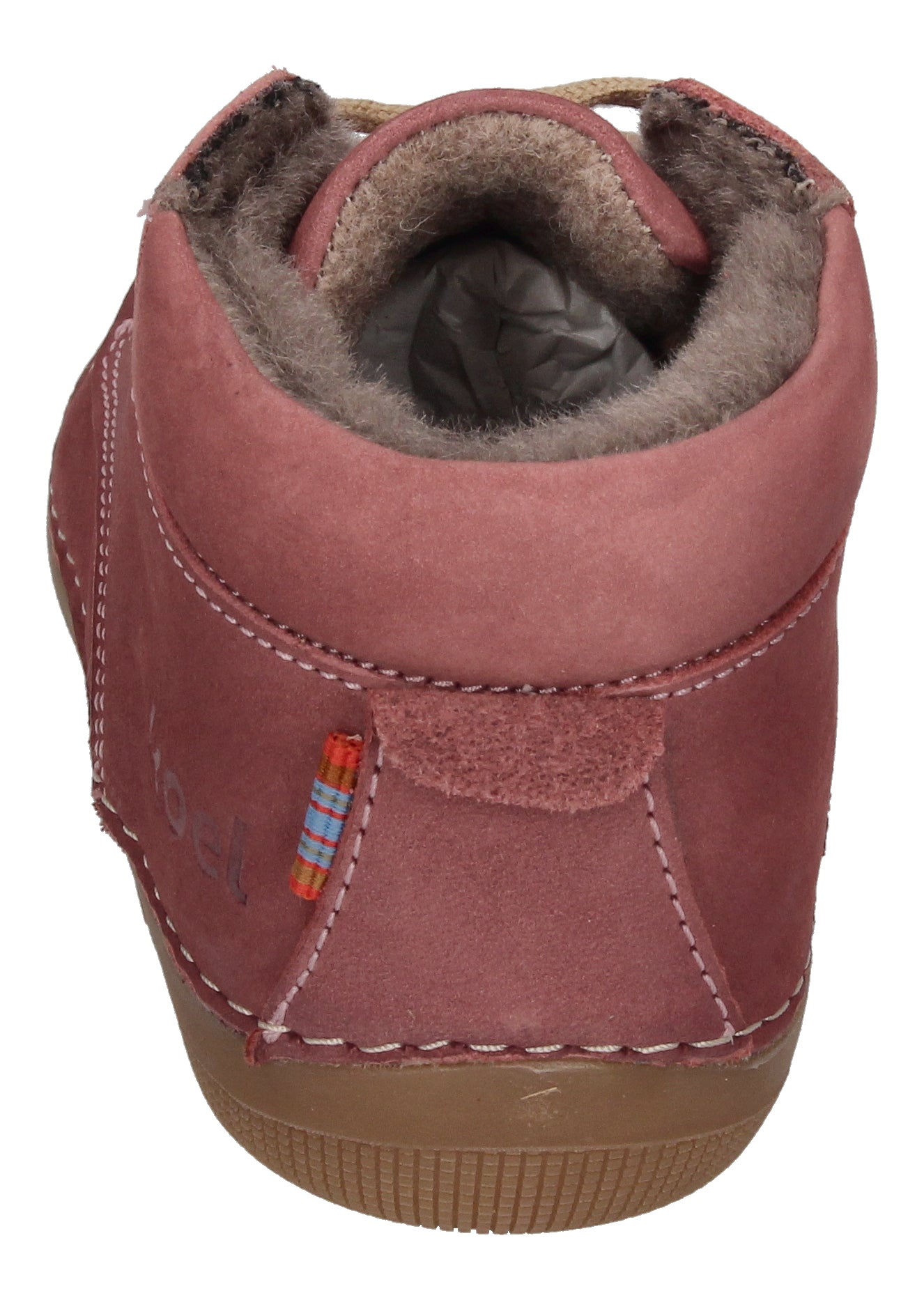 KOEL Barefoot Lauflernschuhe - AVA BIO NUBUK LAMBSWOOL blossom