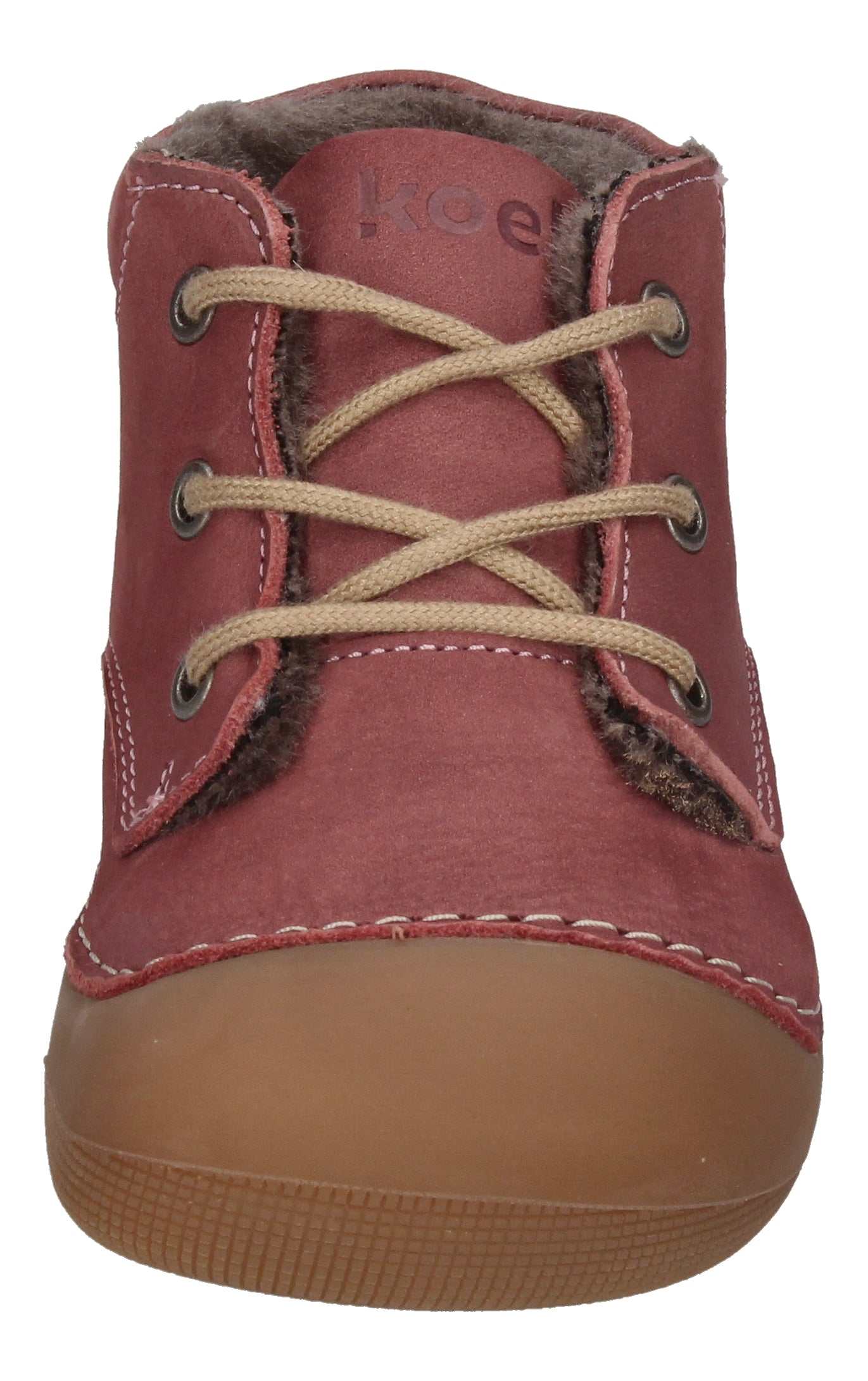 KOEL Barefoot Lauflernschuhe - AVA BIO NUBUK LAMBSWOOL blossom