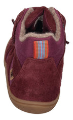 KOEL gefütterte Barefoot Kinderschuhe BEAU WOOL - bordo
