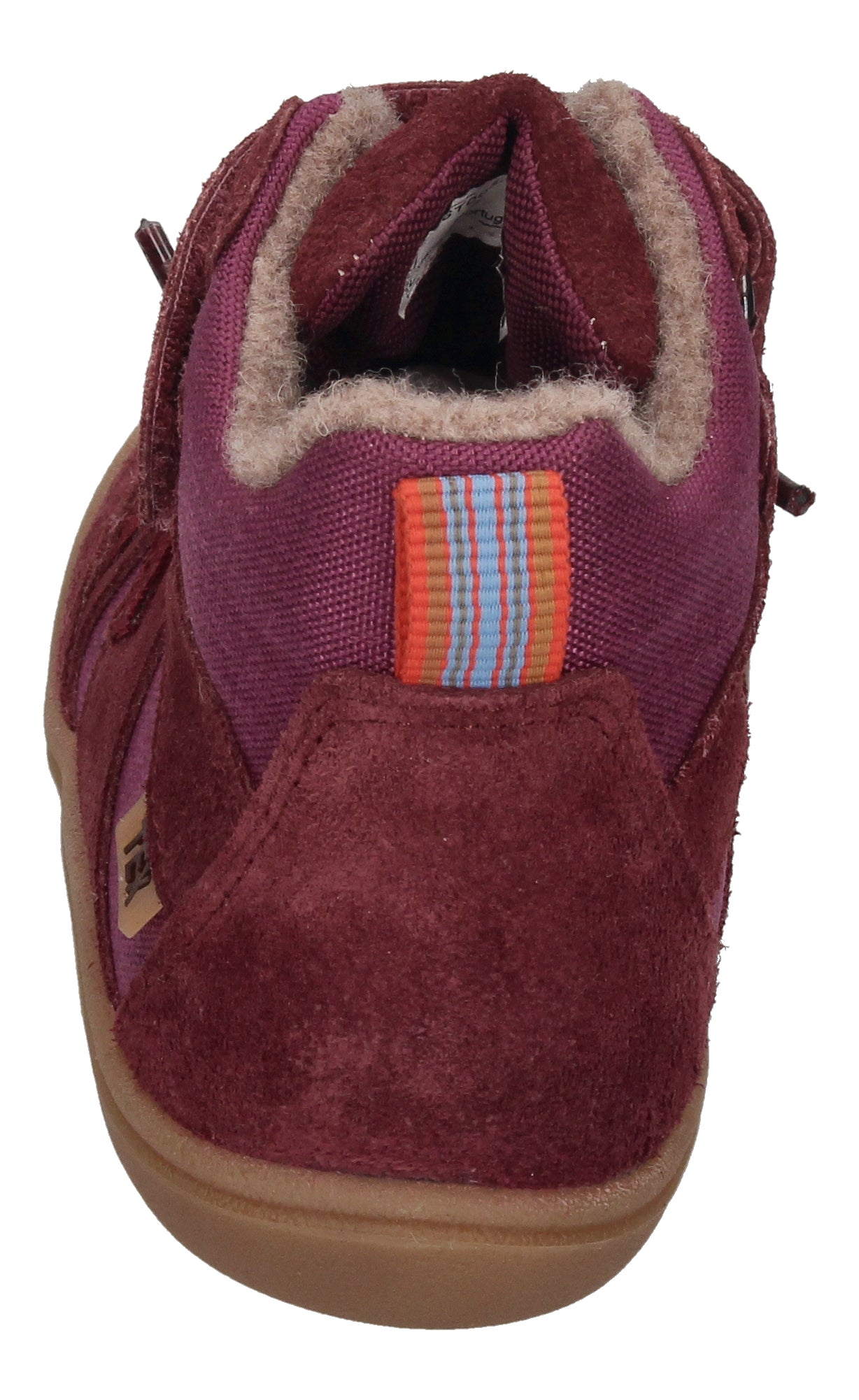 KOEL gefütterte Barefoot Kinderschuhe BEAU WOOL - bordo