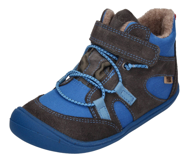 KOEL gefütterte Barefoot Kinderschuhe BEAU WOOL turquoise
