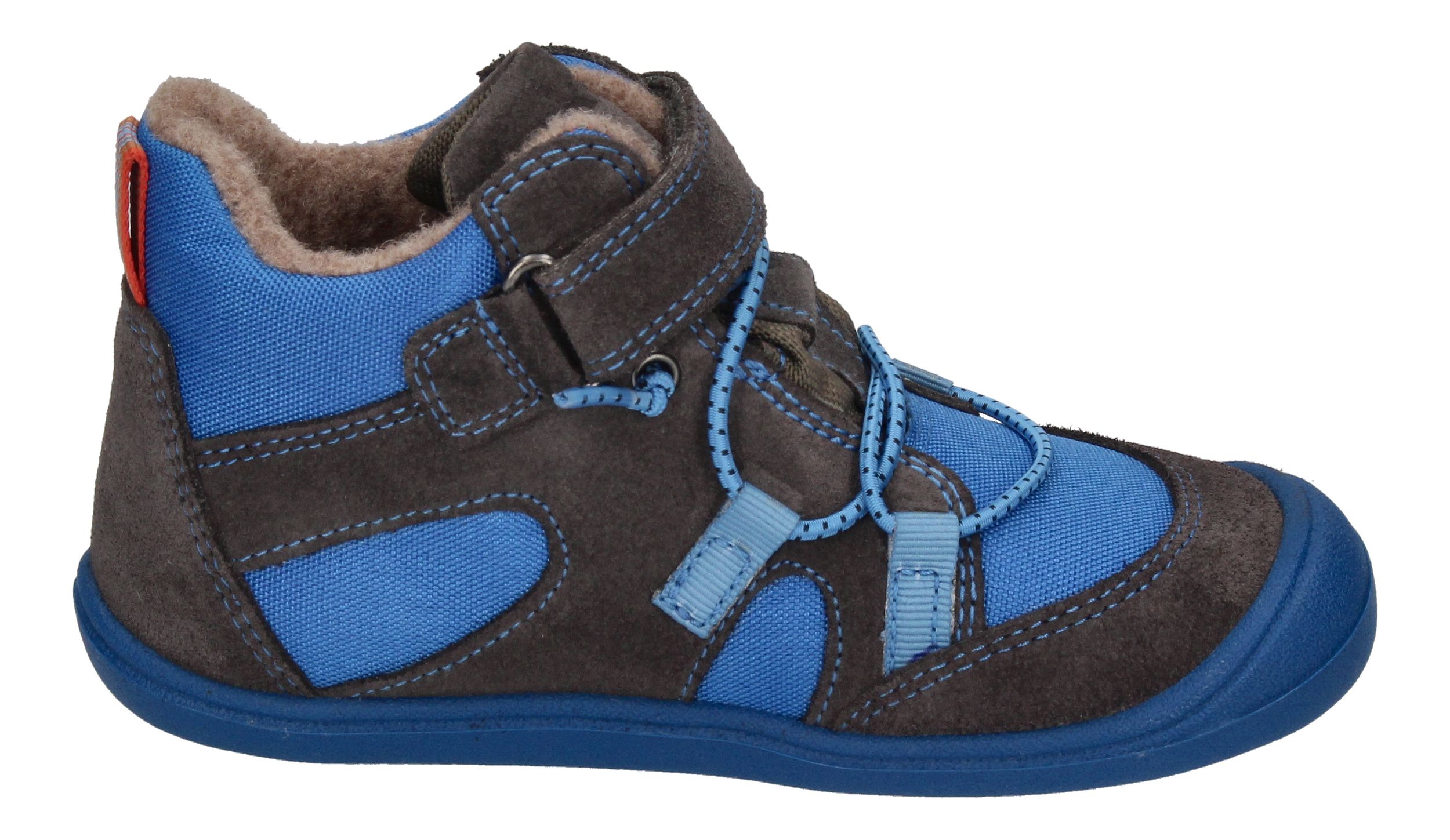 KOEL gefütterte Barefoot Kinderschuhe BEAU WOOL turquoise