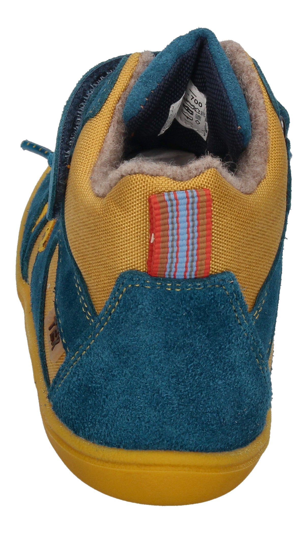 KOEL gefütterte Barefoot Kinderschuhe BEAU WOOL - yellow