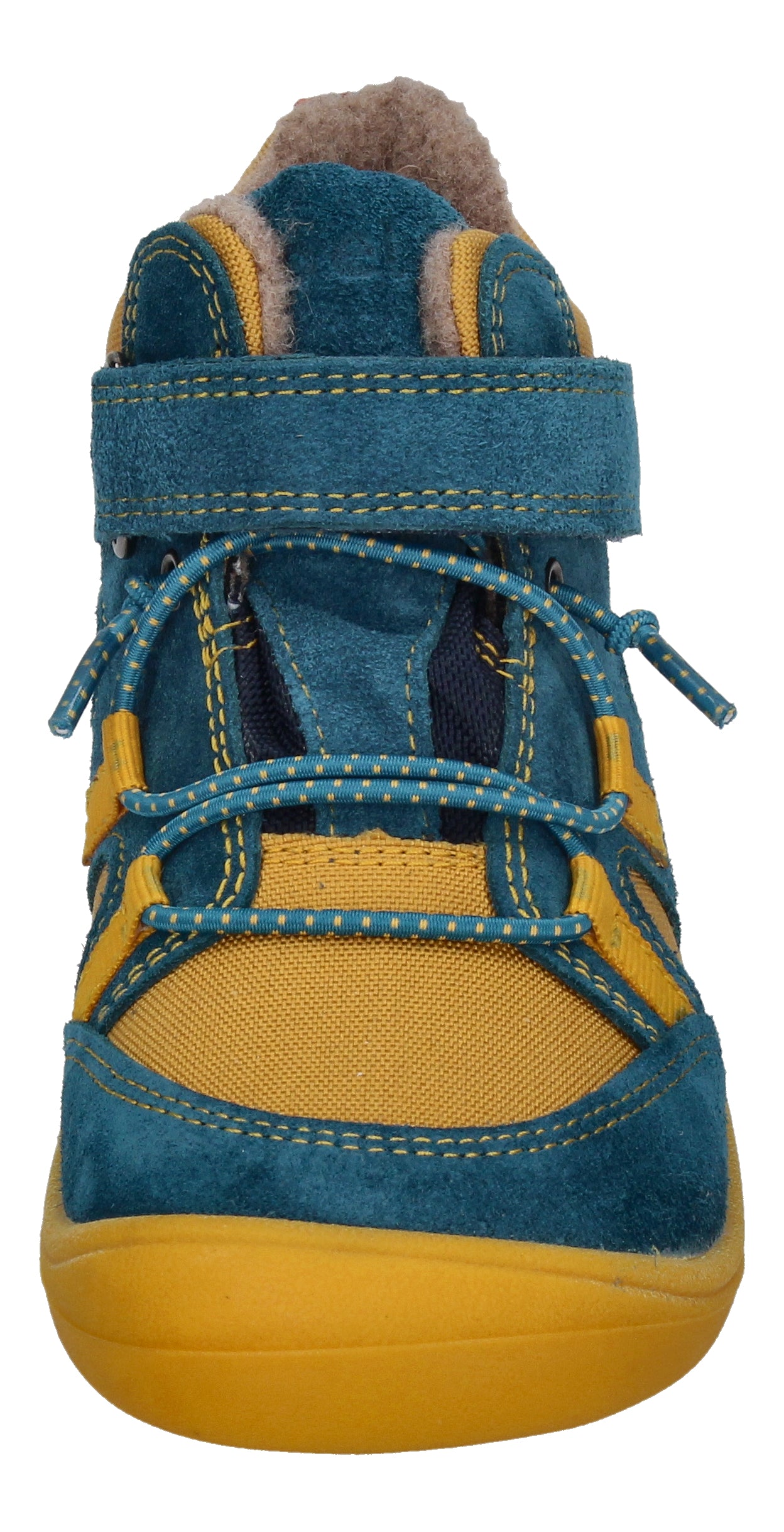 KOEL gefütterte Barefoot Kinderschuhe BEAU WOOL - yellow