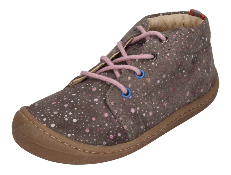 KOEL Barefoot Kinderschuhe BEN Suede Fantasy - grey-0