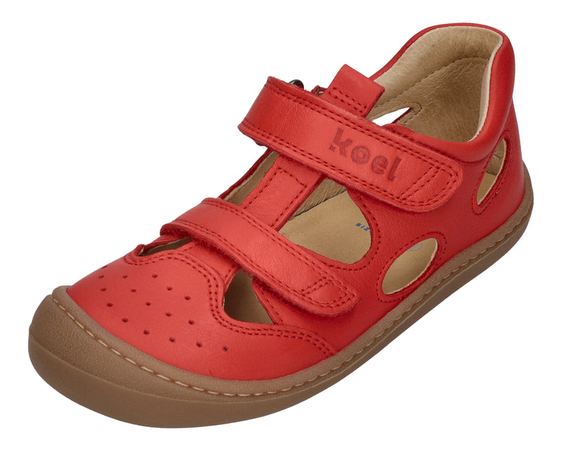 KOEL Barefoot Kinderschuhe - BEP NAPPA - rot