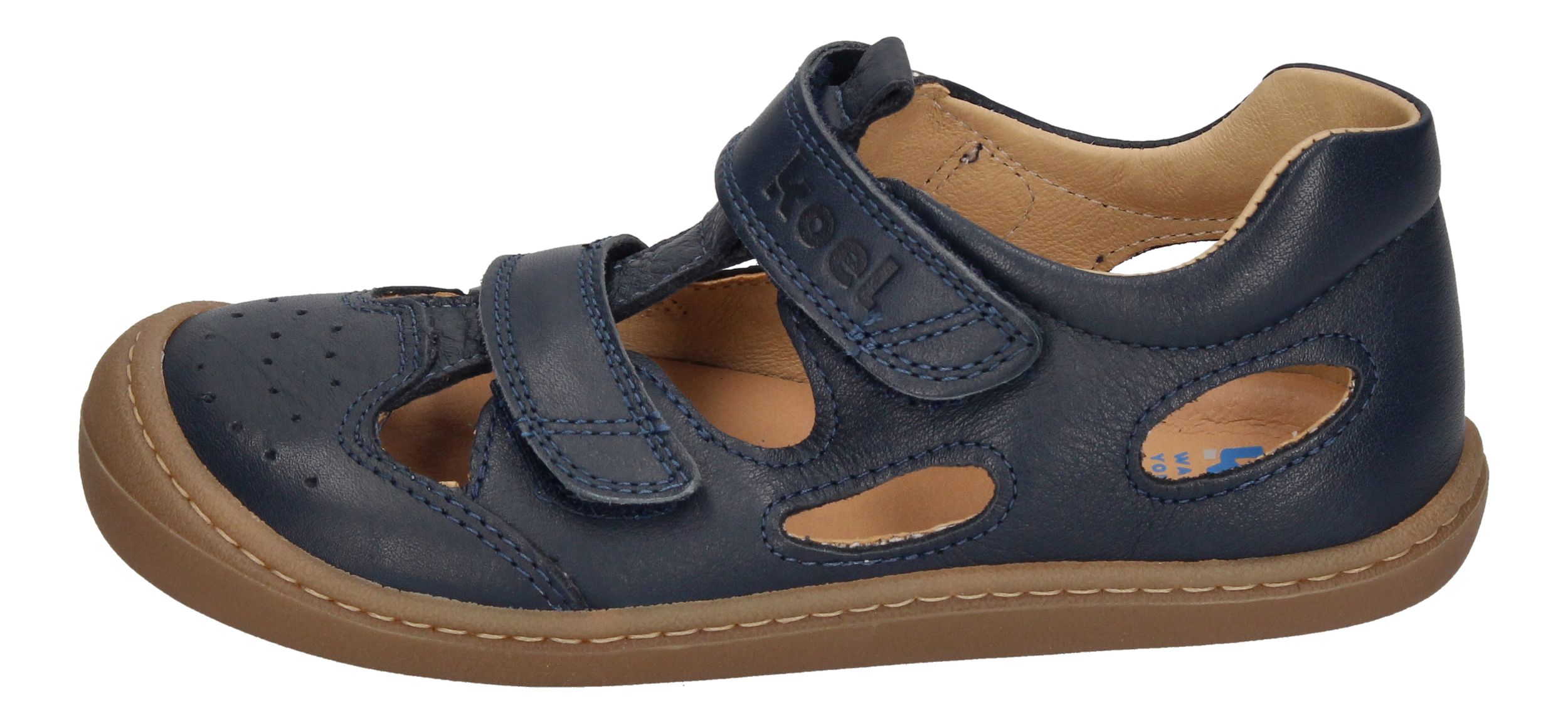 KOEL Barefoot Kinderschuhe - BEP NAPPA - blue-1