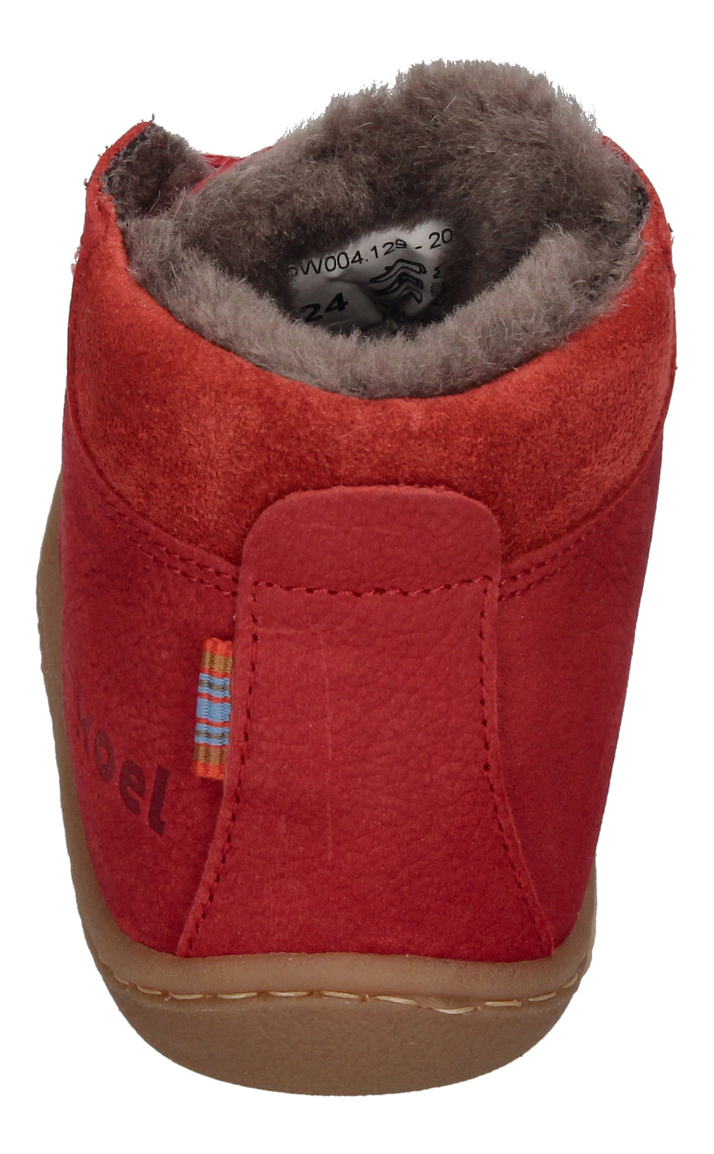 KOEL Barefoot Lauflernschuhe - BILL 2.0 LAMBSWOOL red