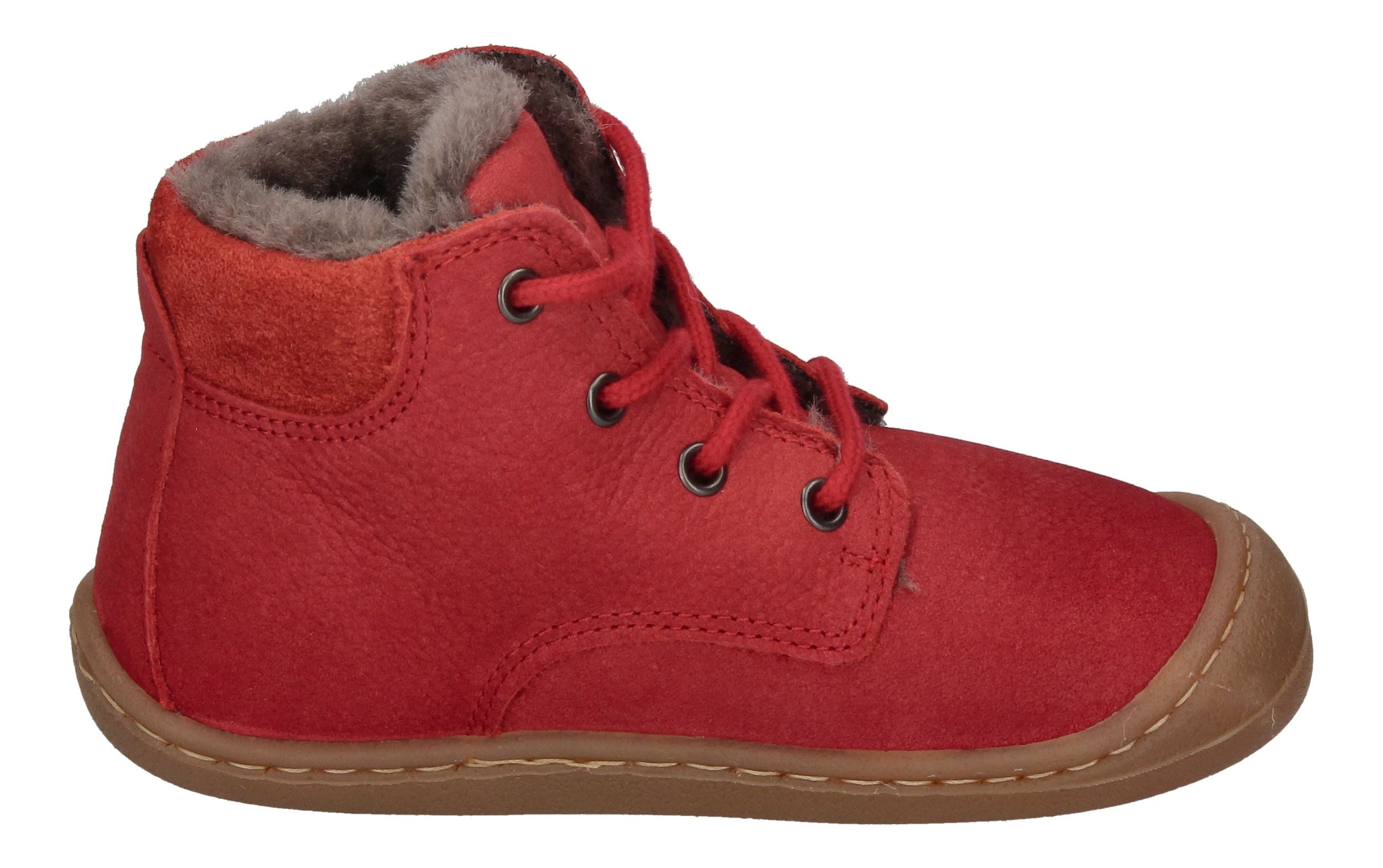 KOEL Barefoot Lauflernschuhe - BILL 2.0 LAMBSWOOL red