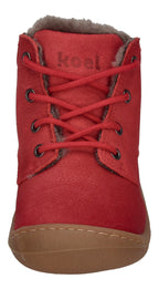KOEL Barefoot Lauflernschuhe - BILL 2.0 LAMBSWOOL red