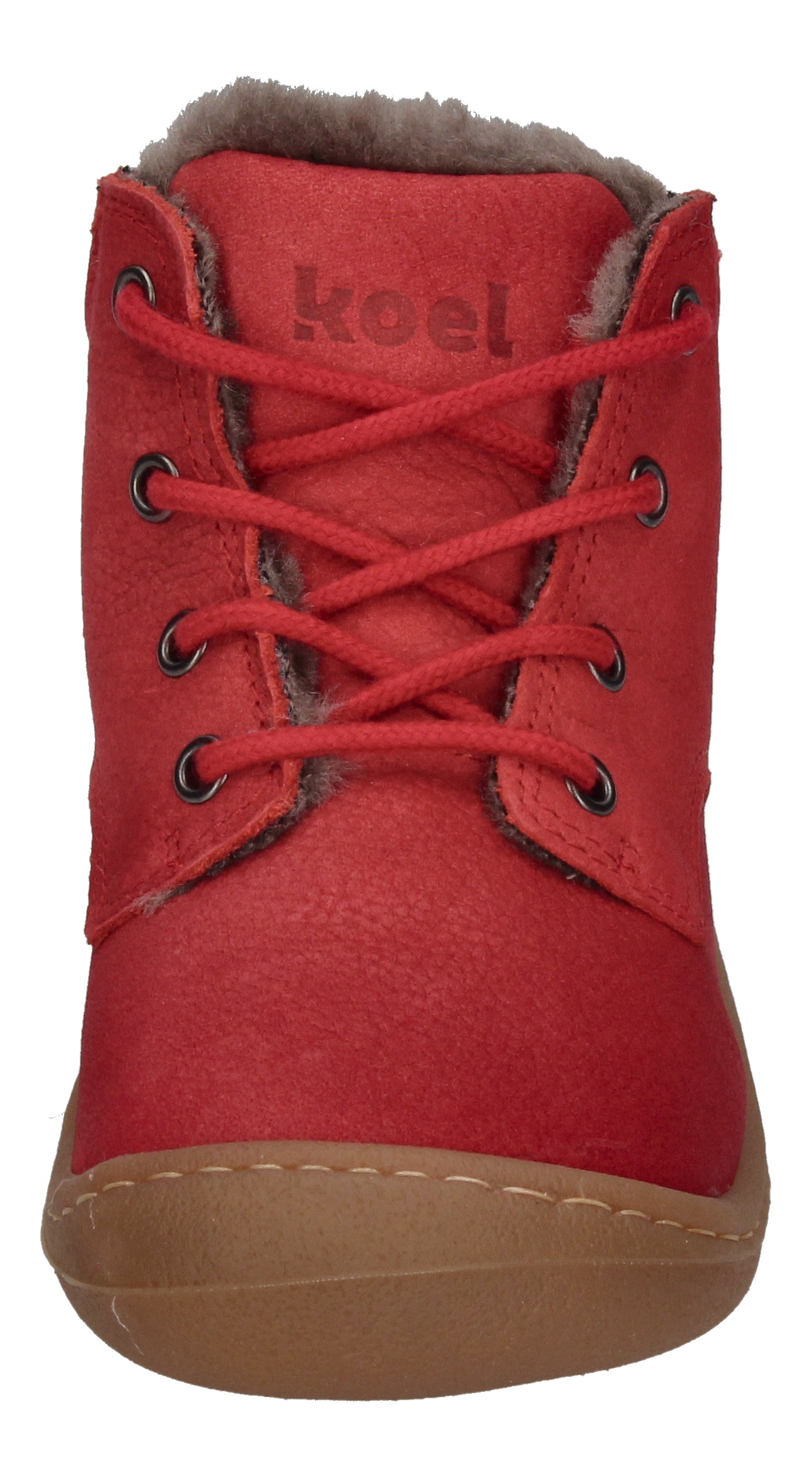KOEL Barefoot Lauflernschuhe - BILL 2.0 LAMBSWOOL red