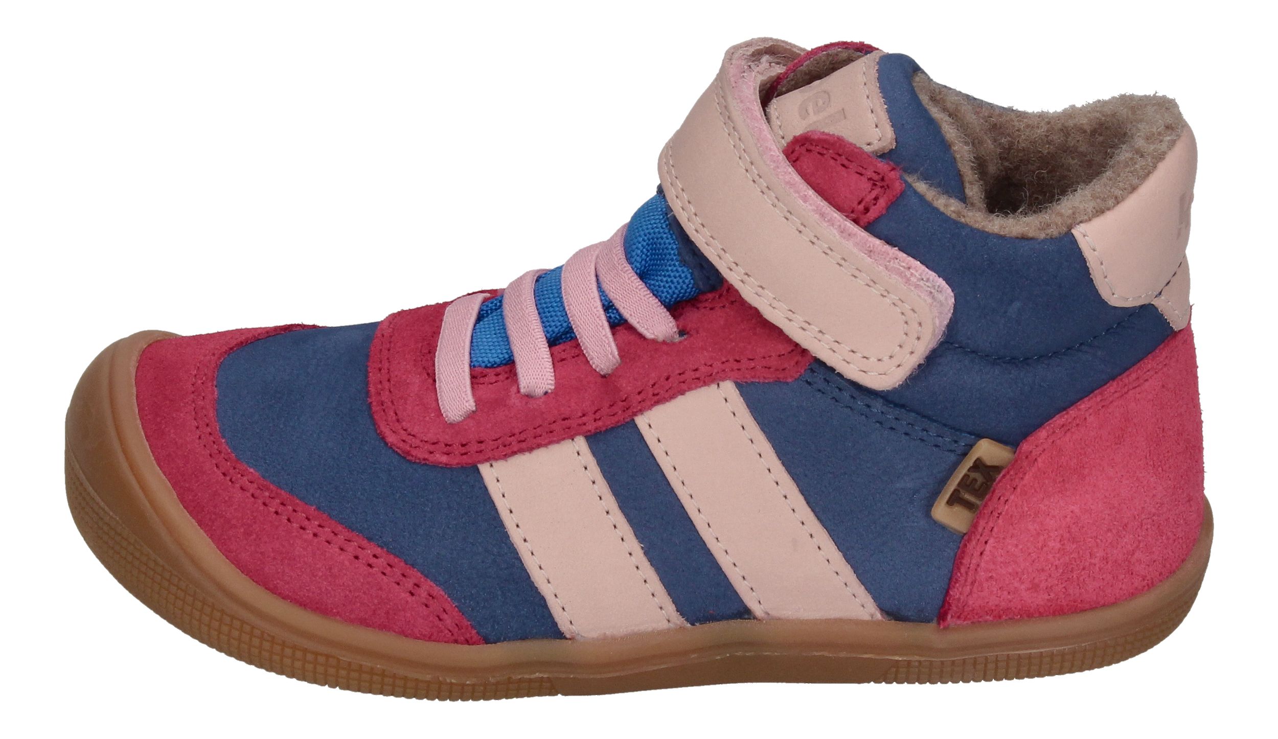 KOEL gefütterte Barefoot Kinderschuhe DANIEL TEX - fuchsia