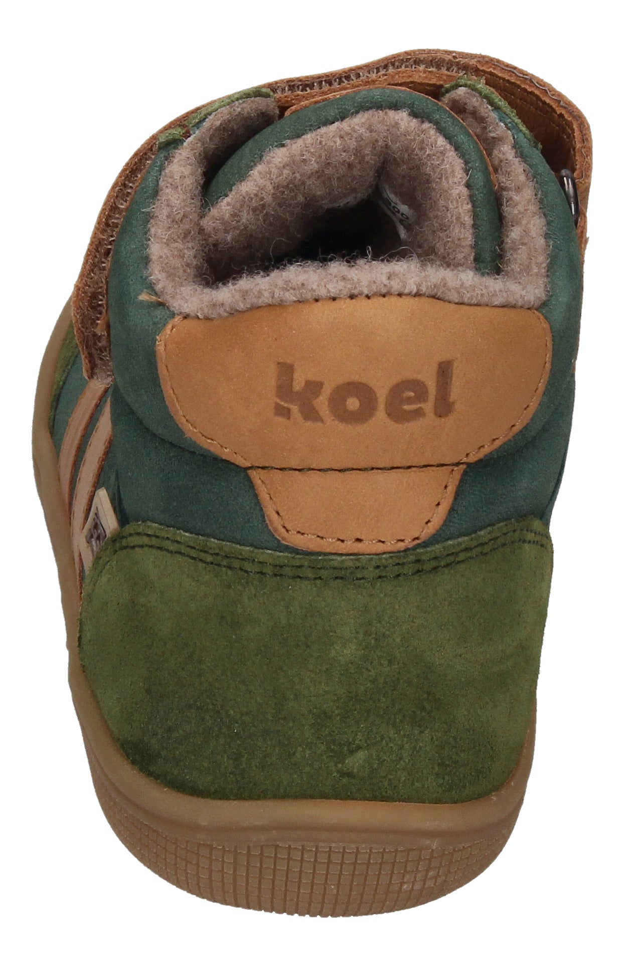 KOEL gefütterte Barefoot Kinderschuhe DANIEL TEX - green