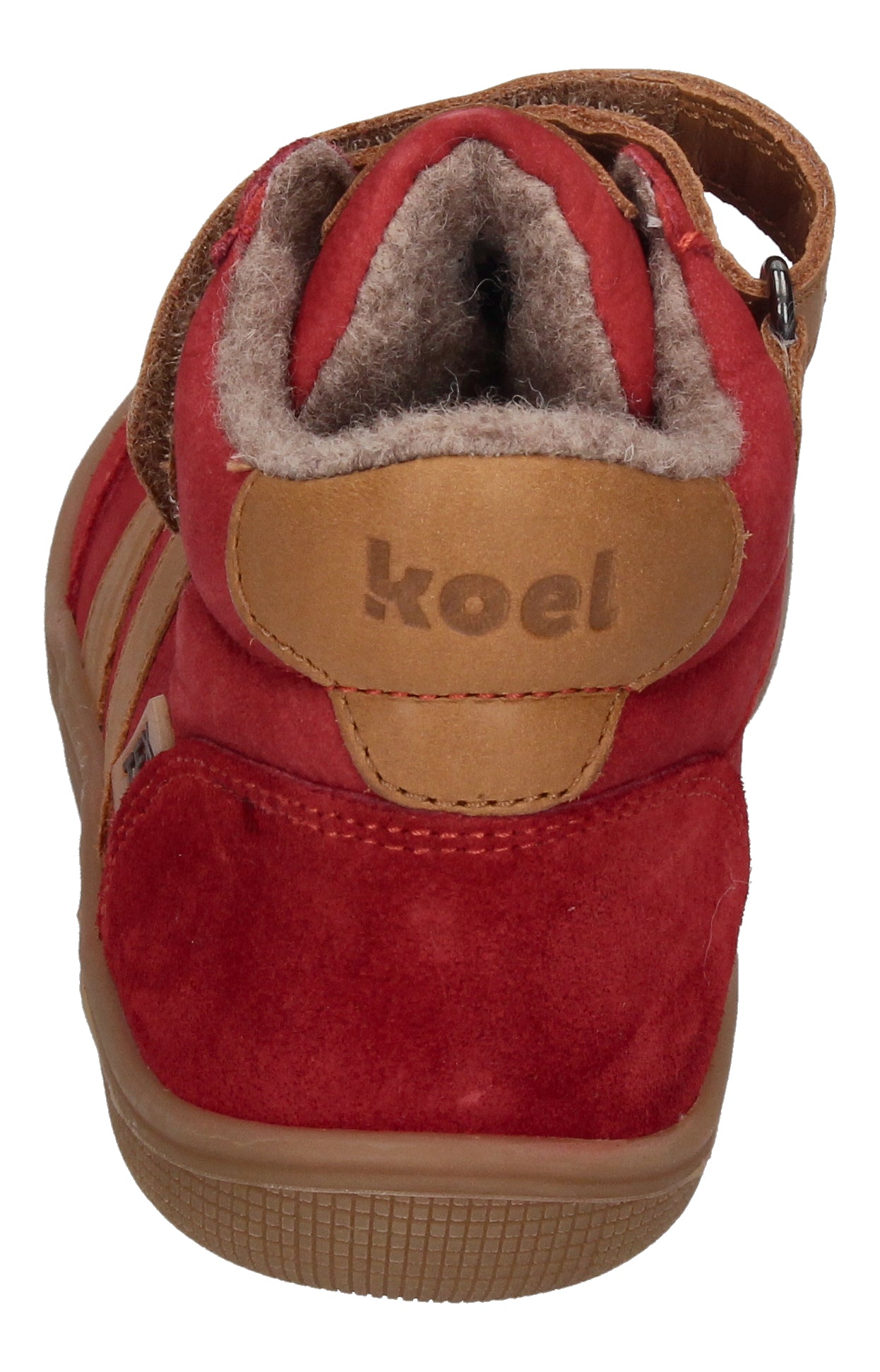 KOEL gefütterte Barefoot Kinderschuhe DANIEL TEX - red