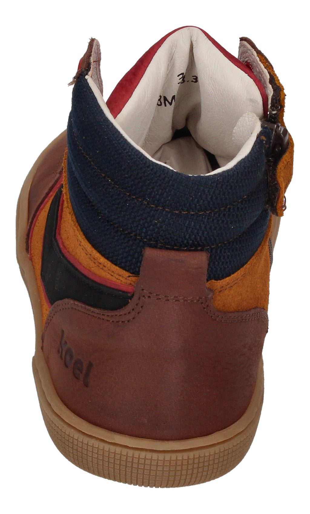KOEL Barefoot Kinder Sneakers DANISH NAPPA 301 chocolate-4