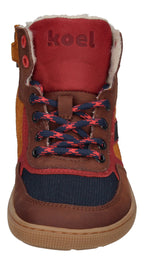 KOEL Barefoot Kinder Sneakers DANISH NAPPA 302 chocolate