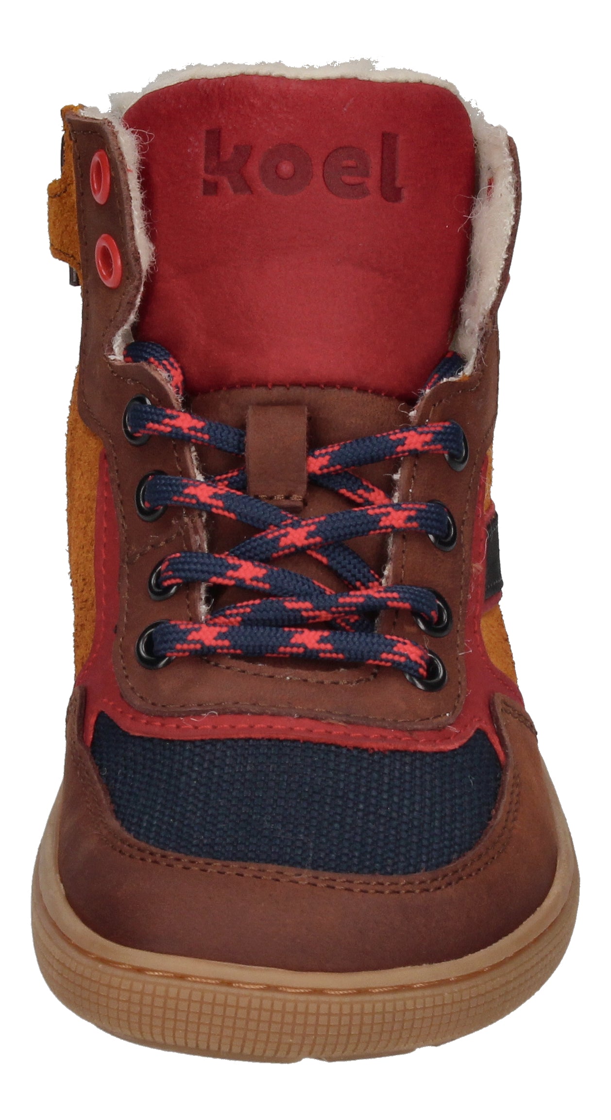 KOEL Barefoot Kinder Sneakers DANISH NAPPA 302 chocolate