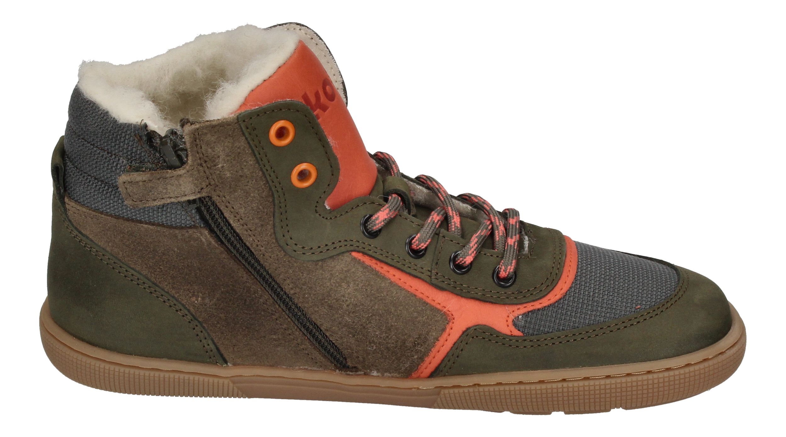 KOEL Barefoot Teenager Sneakers DANISH NAPPA 302 khaki-3