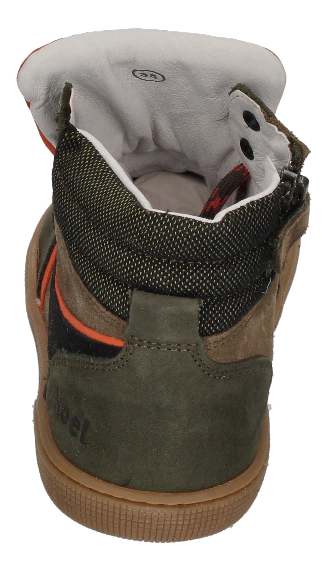 KOEL Barefoot Kinder Sneakers - DANISH NAPPA - khaki-4