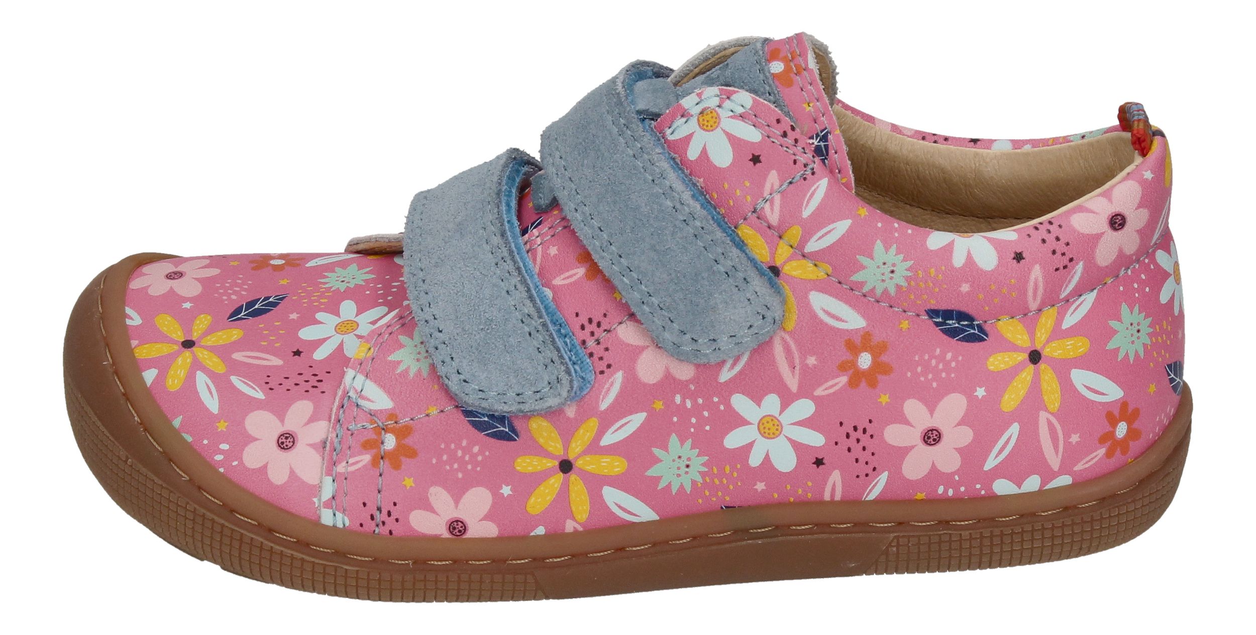 KOEL Barefoot Kinder Sneakers DANNY PRINT garden coral - von links