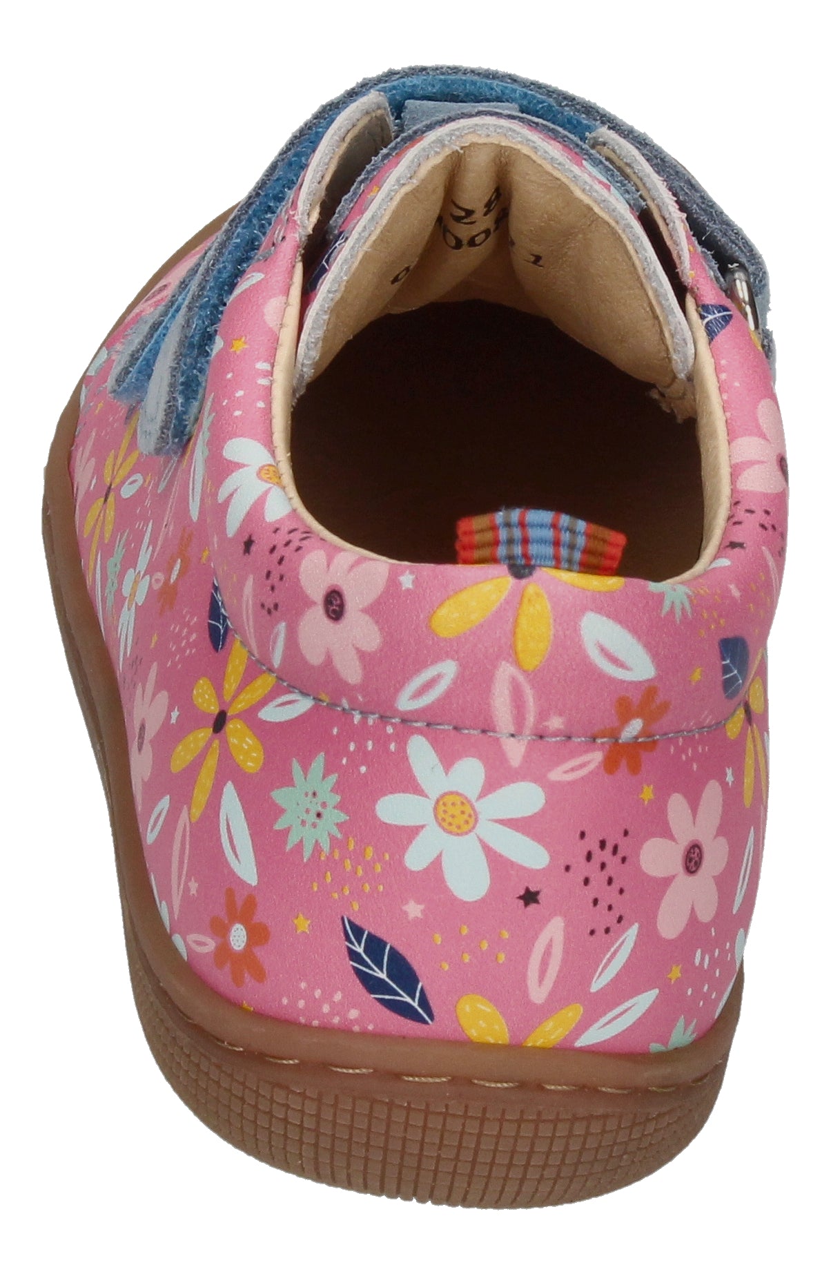 KOEL Barefoot Kinder Sneakers DANNY PRINT garden coral - von hinten