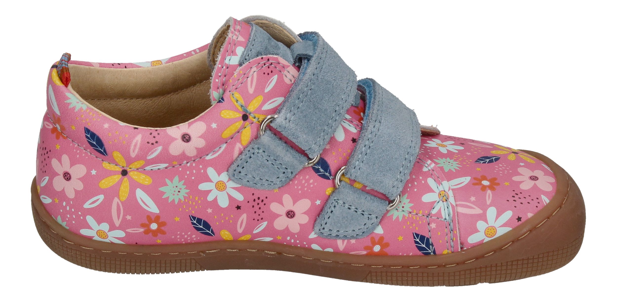 KOEL Barefoot Kinder Sneakers DANNY PRINT garden coral - von rechts