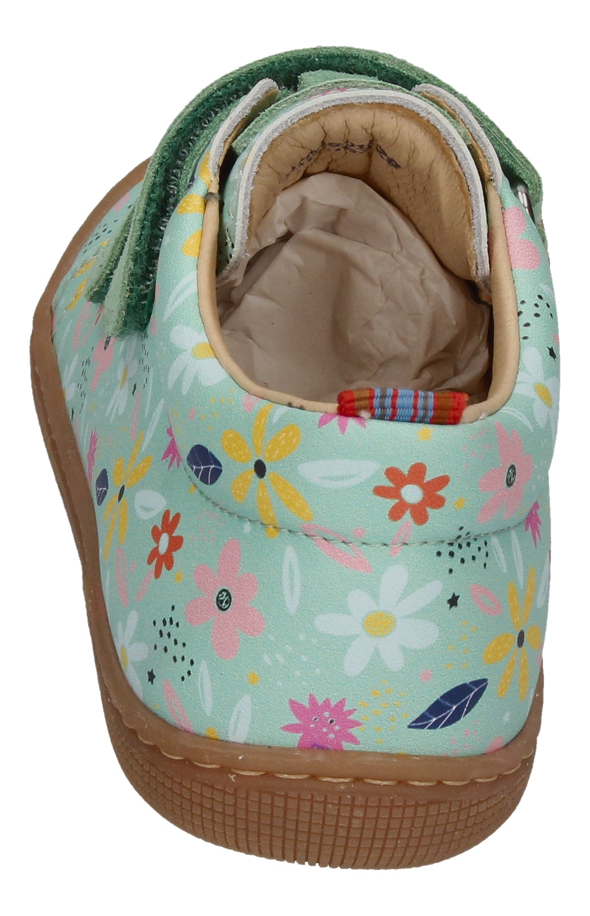 KOEL Barefoot Kinder Sneakers DANNY PRINT garden mint - von hinten