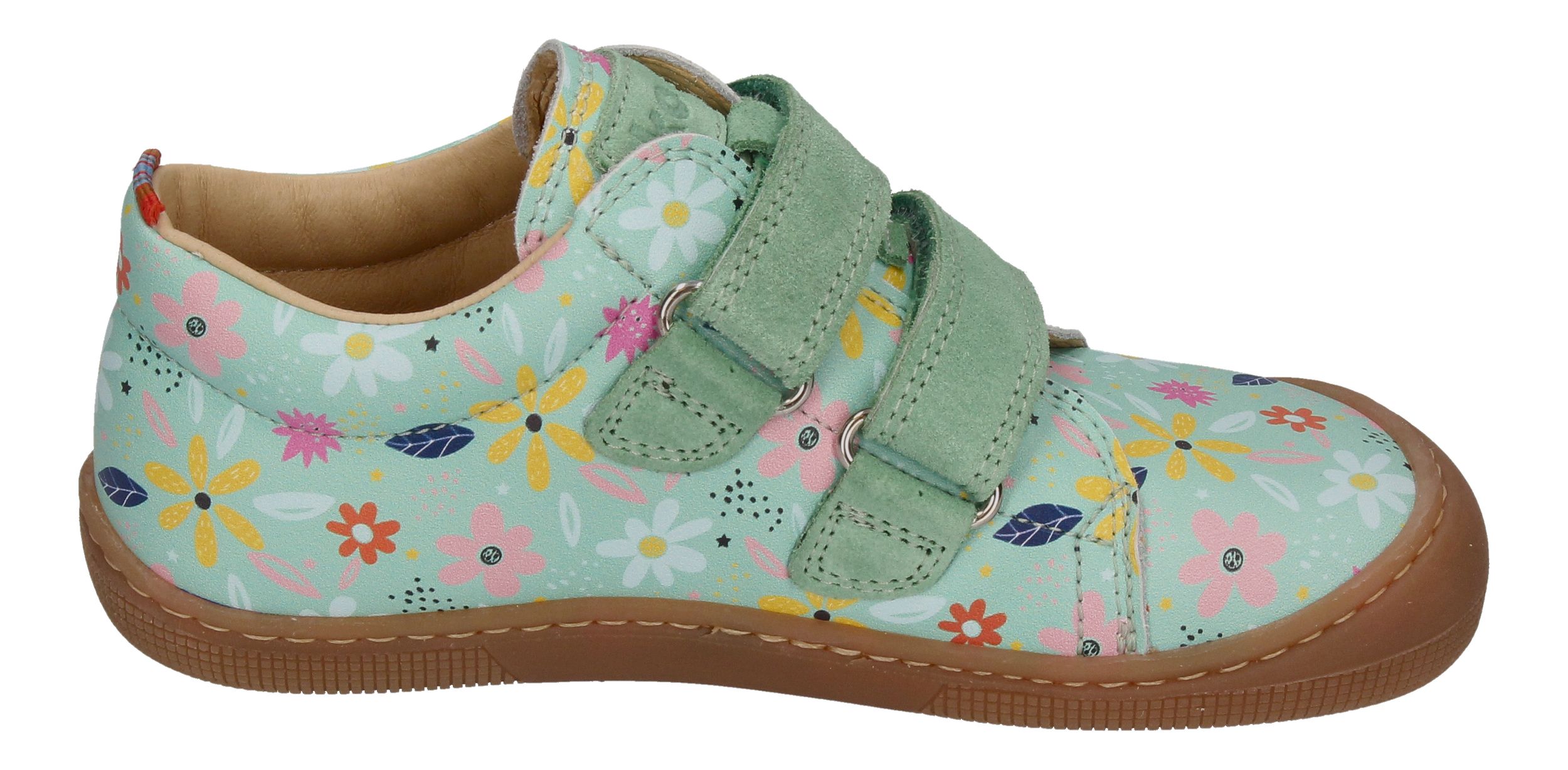 KOEL Barefoot Kinder Sneakers DANNY PRINT garden mint - von rechts