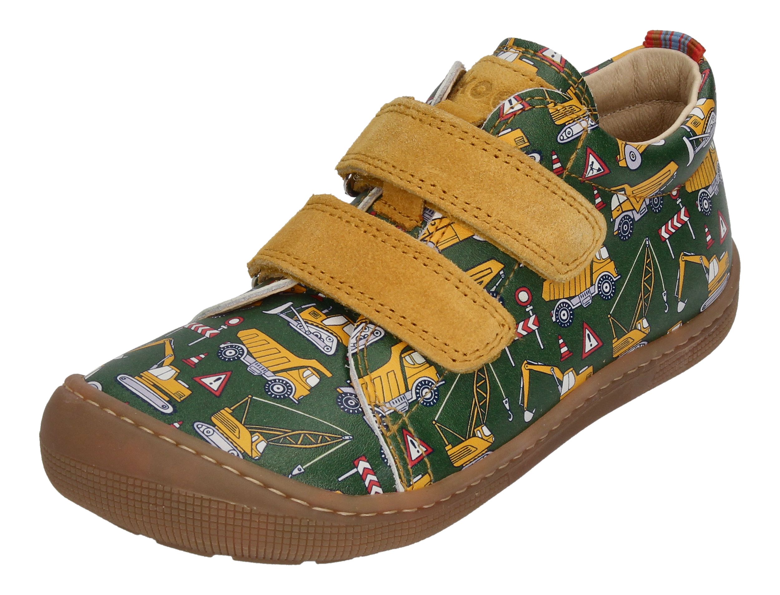 KOEL Barefoot Kinderschuhe - Sneakers DANNY PRINT tractor green