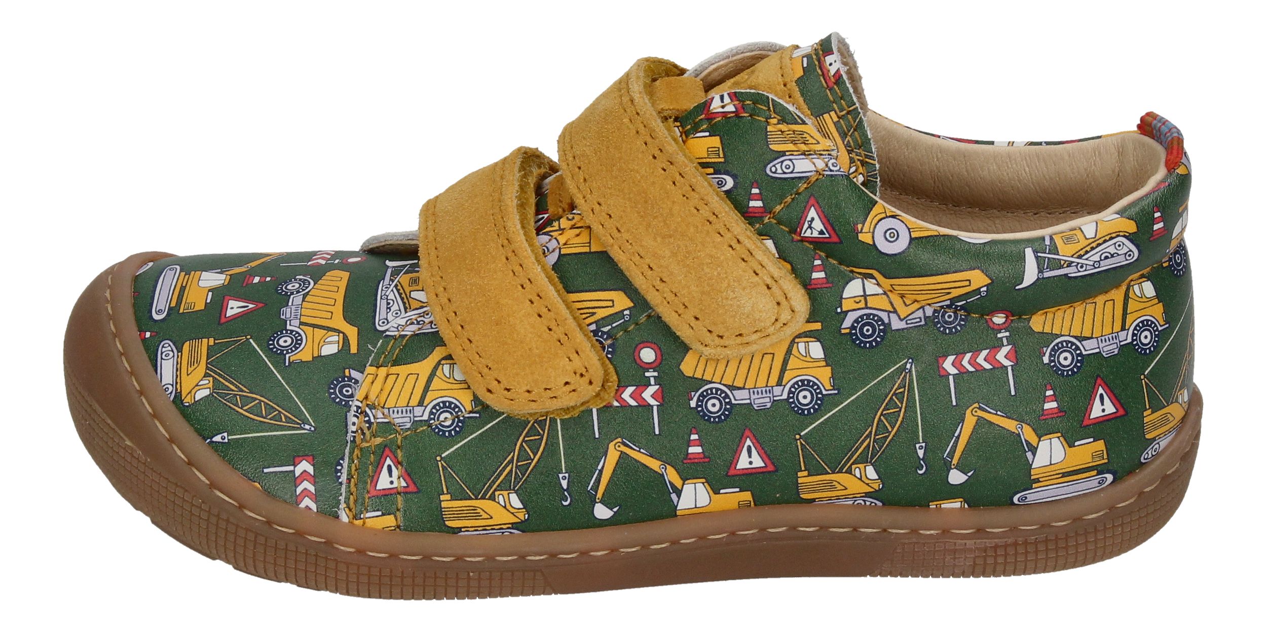 KOEL Barefoot Kinderschuhe - Sneakers DANNY PRINT tractor green