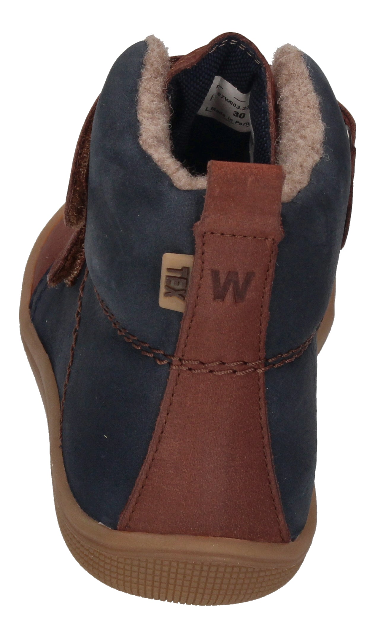 KOEL Barefoot Kinderschuhe extra weit DARO NAPA GRAIN navy-2