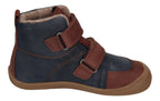 KOEL Barefoot Kinderschuhe extra weit DARO NAPA GRAIN navy-3