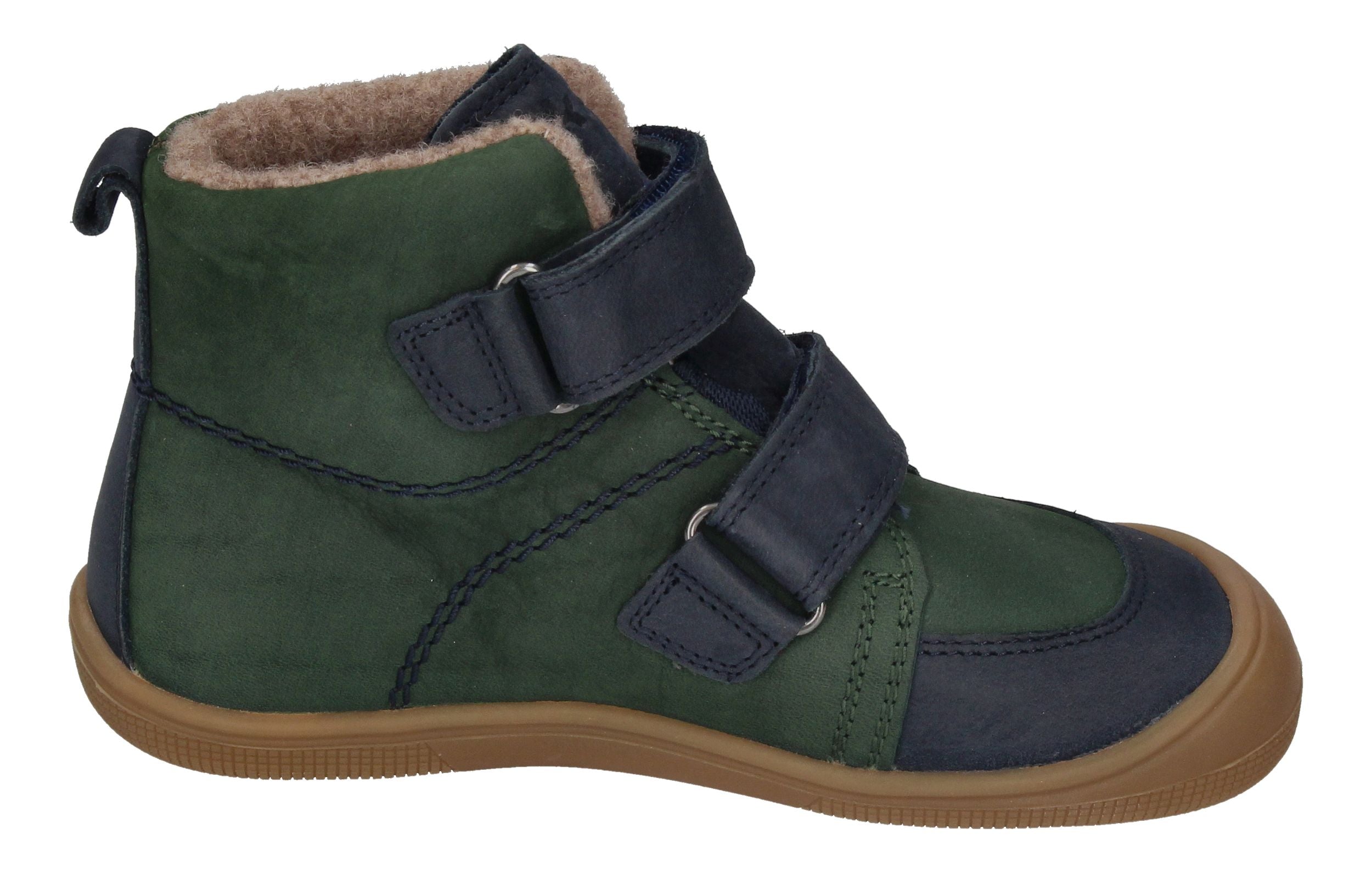 KOEL Barefoot Kinderschuhe extra weit DARO NAPA GRAIN green-3