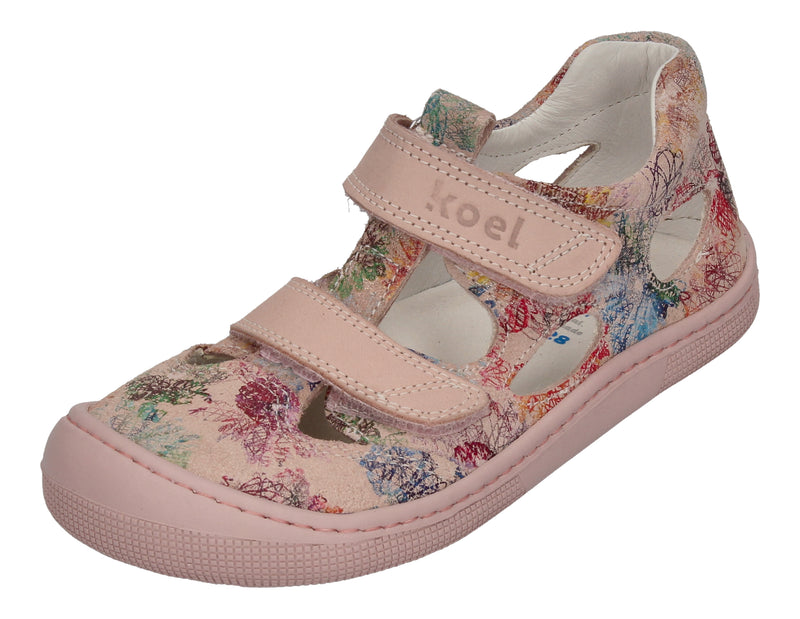 KOEL Barefoot Kinderschuhe - DEEN FANTASY - nude flowers-0