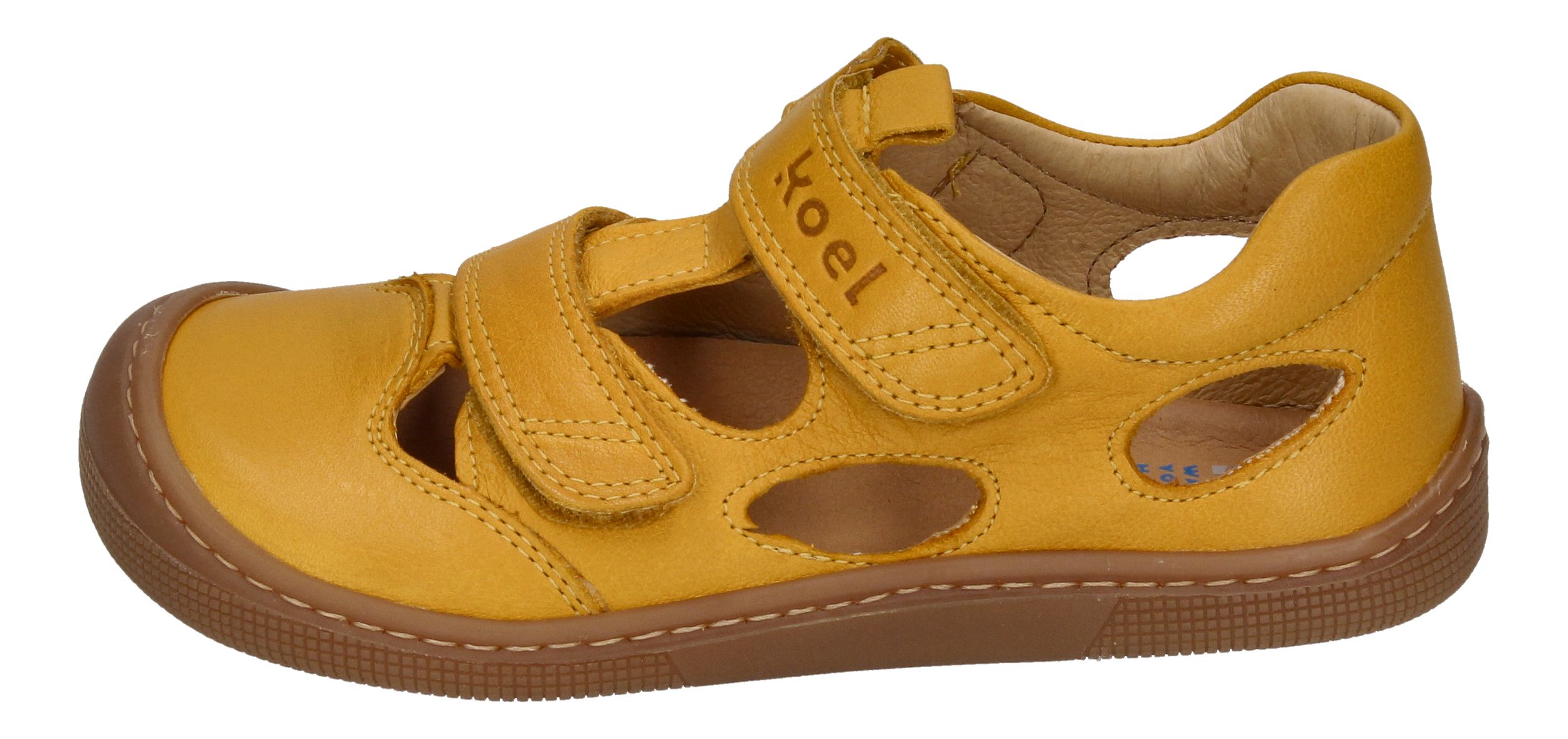 KOEL Barefoot Kinderschuhe - DEEN NAPPA - yellow-1