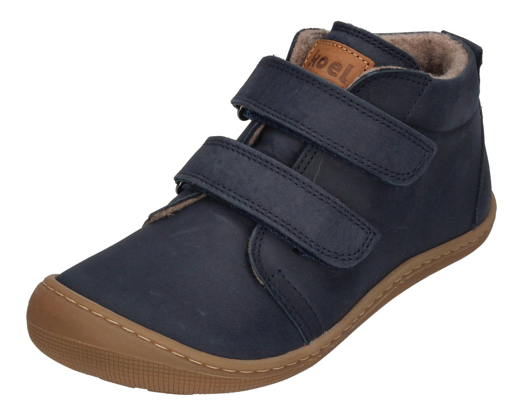 KOEL Barefoot Kinderschuhe extra weit DINO HYDRO FELT navy-0