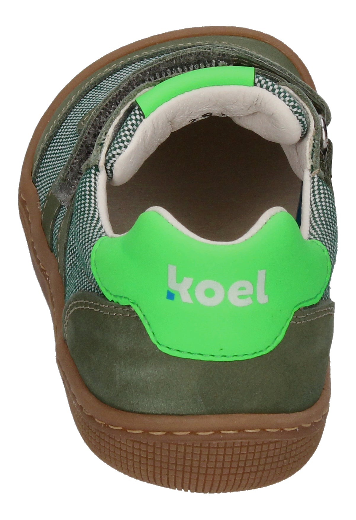 KOEL Barefoot Kinderschuhe - Sneakers DYLAN II TEXTILE olive