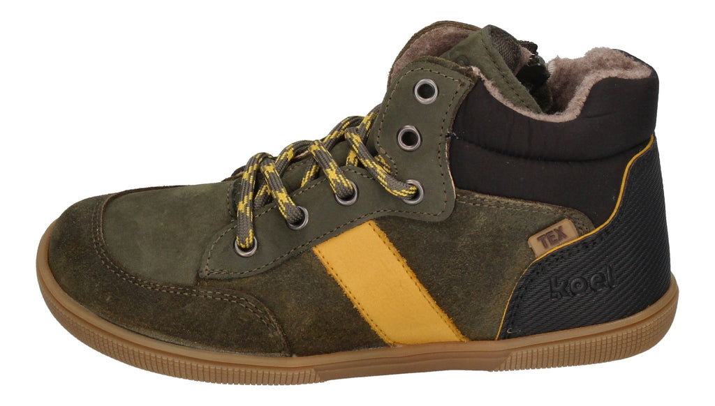 KOEL Barefoot Kinder Sneakers - EDAN TEX - khaki-1