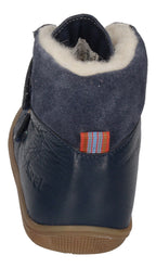 KOEL Barefoot Kinderstiefel - EMIL NAPA WOOL - blue