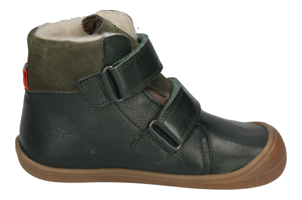 KOEL Barefoot Kinderstiefel - EMIL NAPA WOOL - green