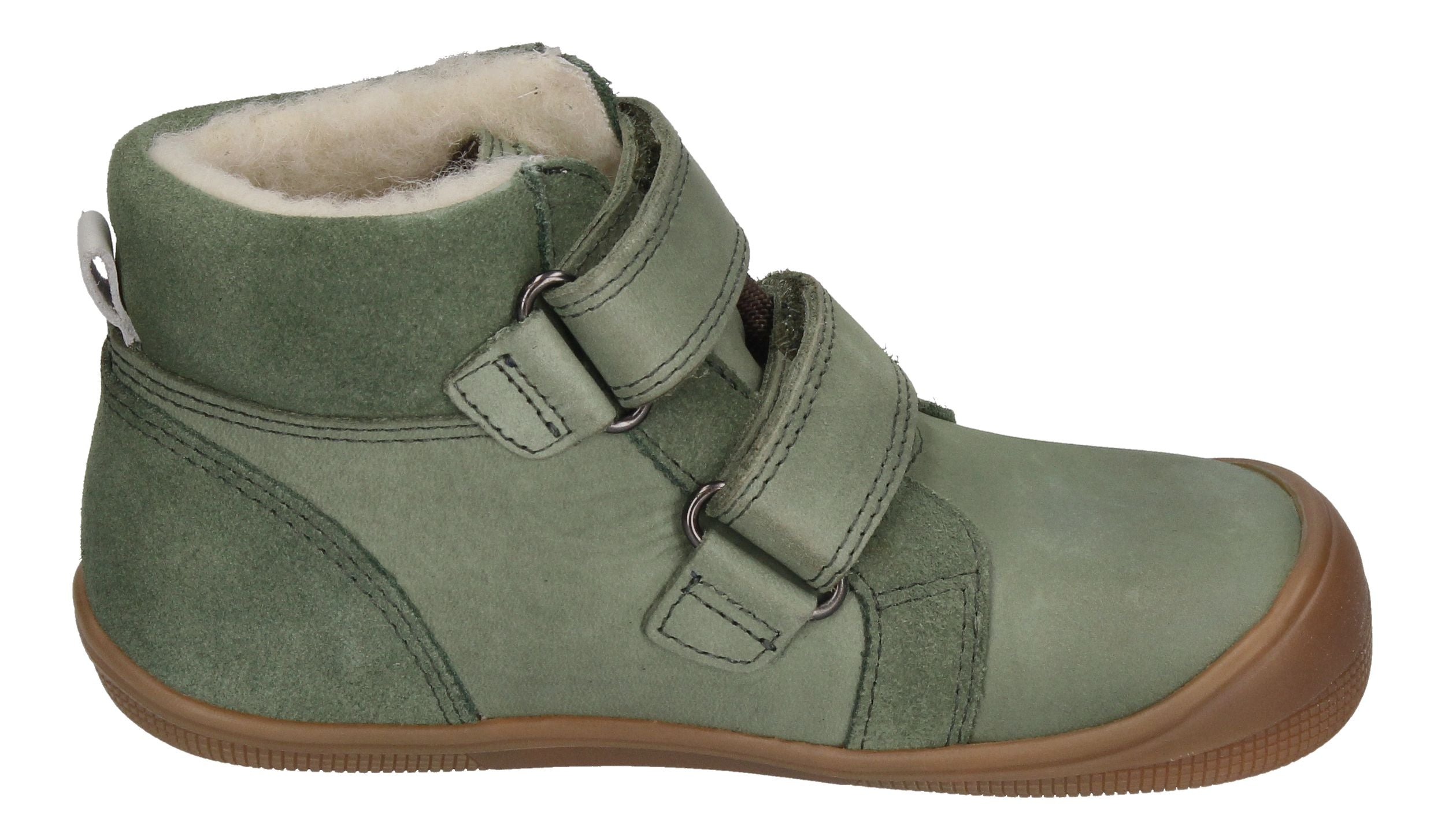 KOEL Barefoot Kinderstiefel - ETHAN TEX WOOL - olive-3