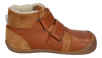 KOEL Barefoot Kinderstiefel - ETHAN TEX WOOL - cognac-3