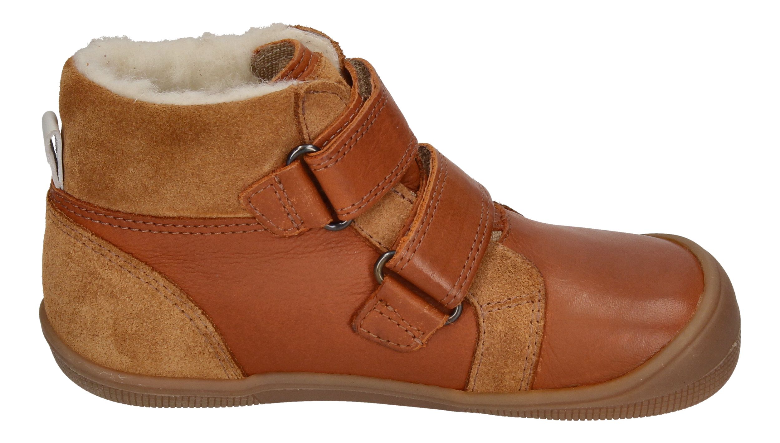 KOEL Barefoot Kinderstiefel - ETHAN TEX WOOL - cognac-3