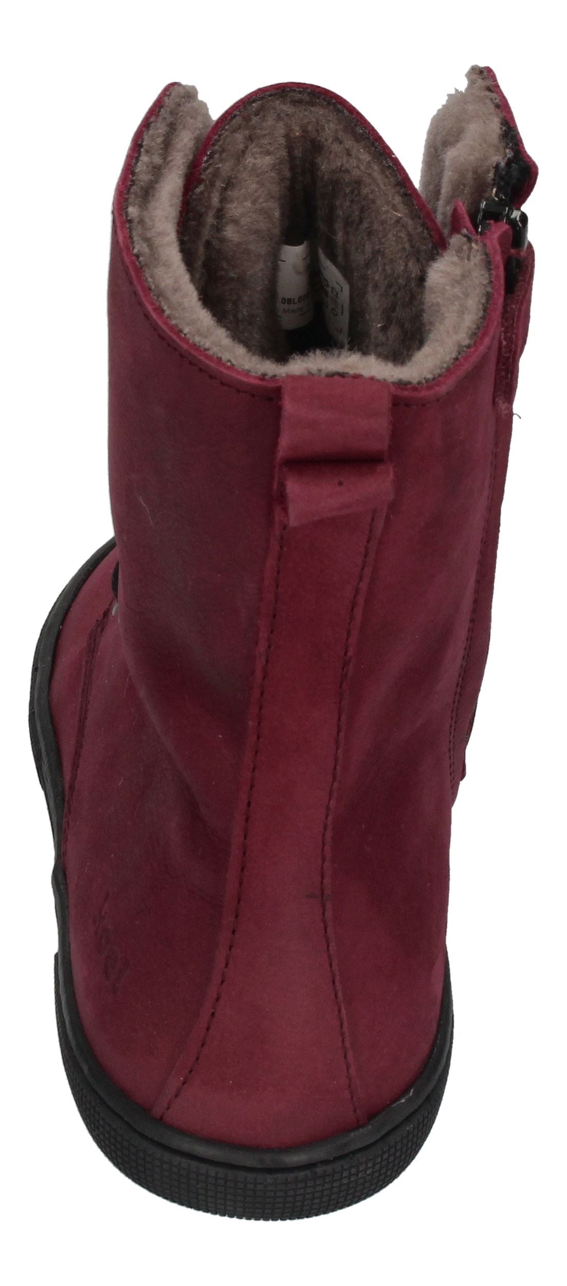 KOEL Damen Barefoot Booties mit Lammwolle FARO - bordo-4