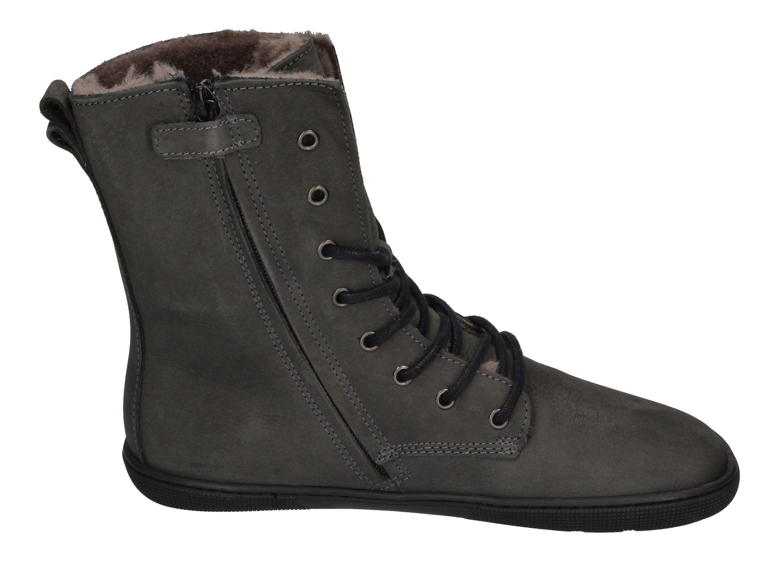KOEL Damen Barefoot Booties mit Lammwolle FARO dark grey-3