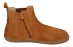 KOEL Barefoot Damenschuhe - Booties FILAS SUEDE cognac