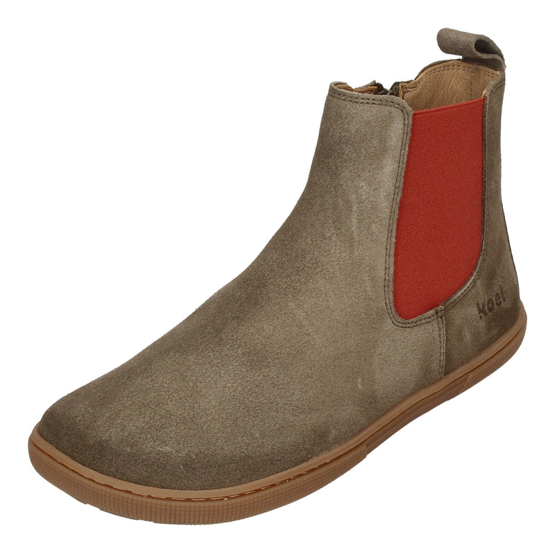 KOEL Barefoot Damenschuhe - Booties FILAS SUEDE trufle